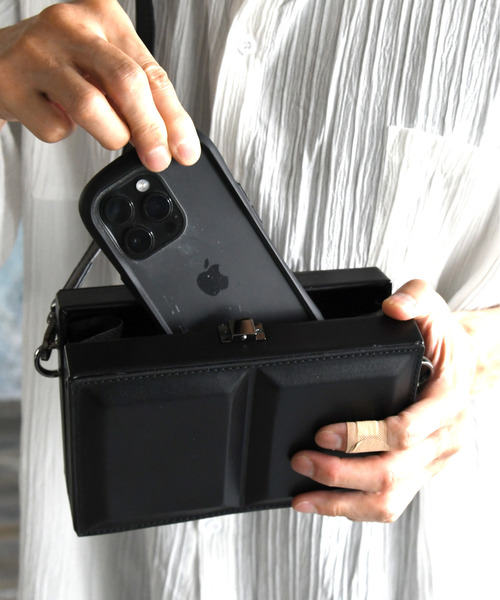 NEOS（KOKUYO） ショルダーバッグ 「neos」合成皮革 ミニ トランク型