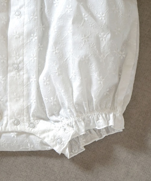 ベビー服 ロンパース 「10mois(ディモワ)」レースロンパース 60cm・70cm・80cmの画像