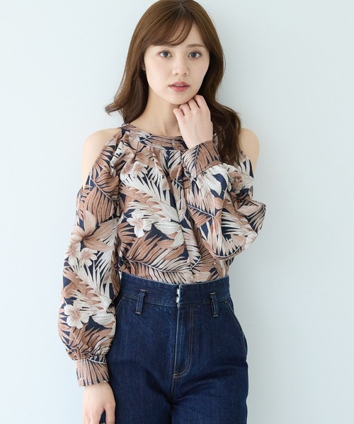 @164115xページ セール】 MIDIUMISOLID for Ladies タックショルダーワイド