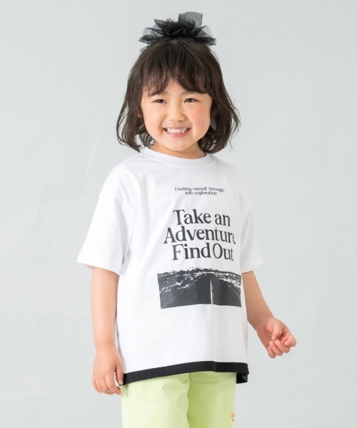 petit main and D. tシャツ 「綿100%」「パパもおそろい」Kids裾