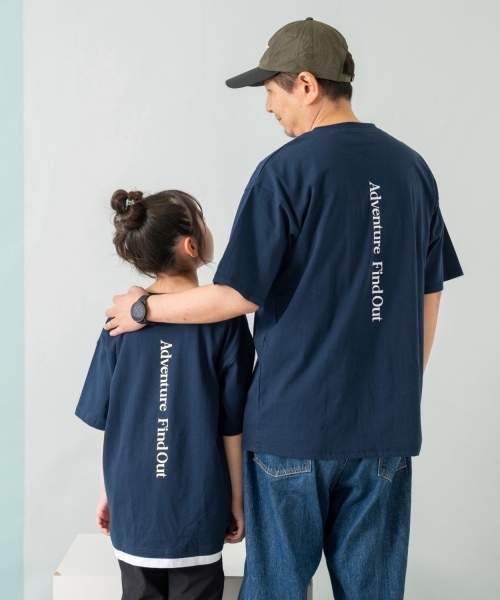 petit main and D. tシャツ 「綿100%」「親子リンク」KIDS裾レイヤード