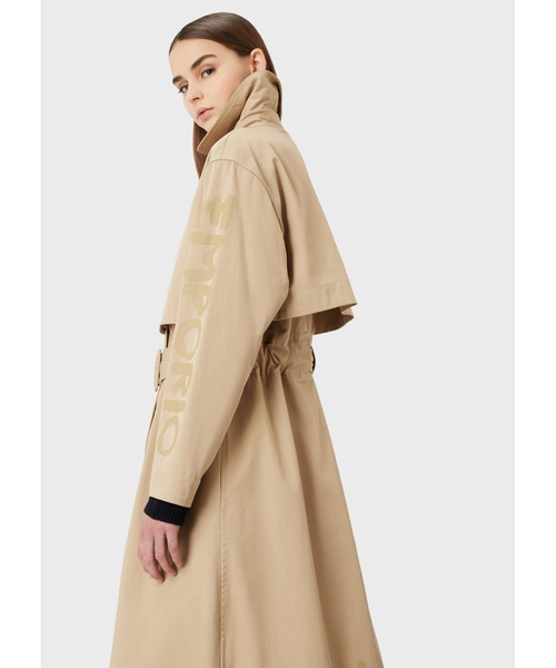 EMPORIO ARMANI 「EMPORIO ARMANI」 トレンチコート 36 サンドベージュ