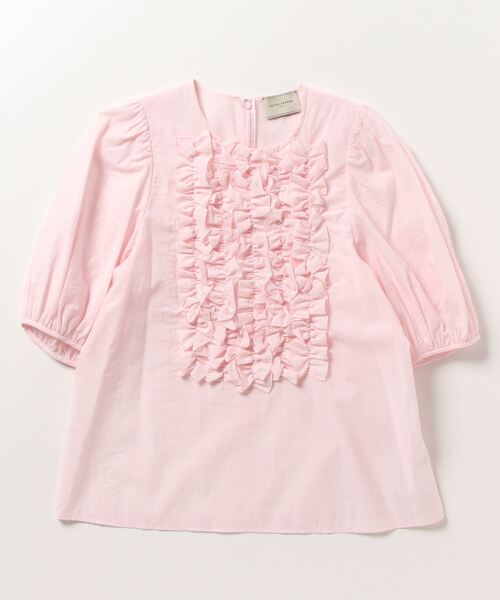 「UNITED ARROWS」 半袖ブラウス FREE ライトピンク レディース