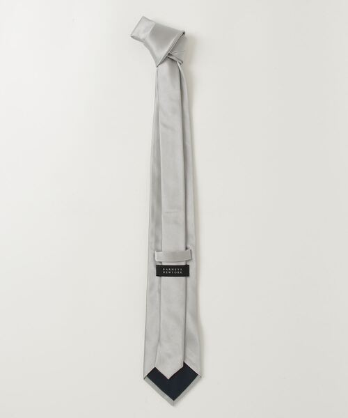 「BARNEYS NEWYORK」 ネクタイ - シルバー レディース_画像2