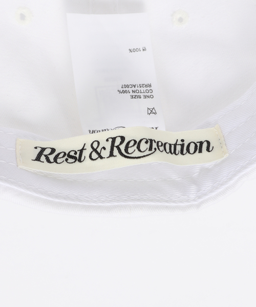 rest&recreation キャップ　正規品 Rest＆Recreation キャップ 帽子 「Rest＆Recreation/レスト