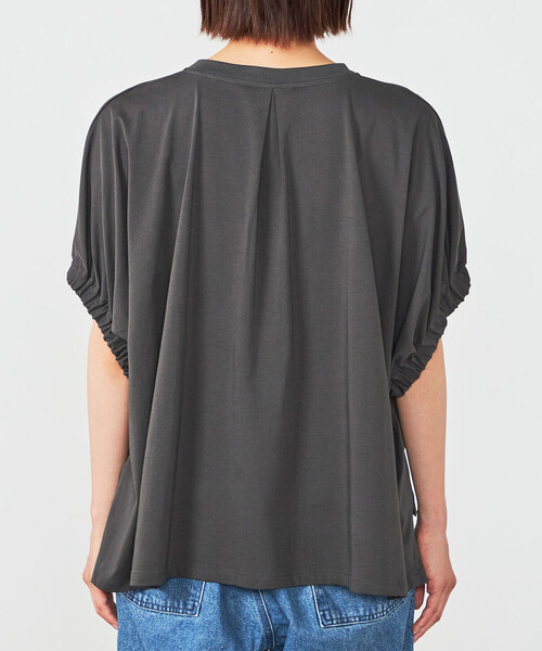HAVERSAC 別注　ギャザースリーブカットソー WOMEN HAVERSACK tシャツ | 「別注」ギャザースリーブカットソー WOMEN