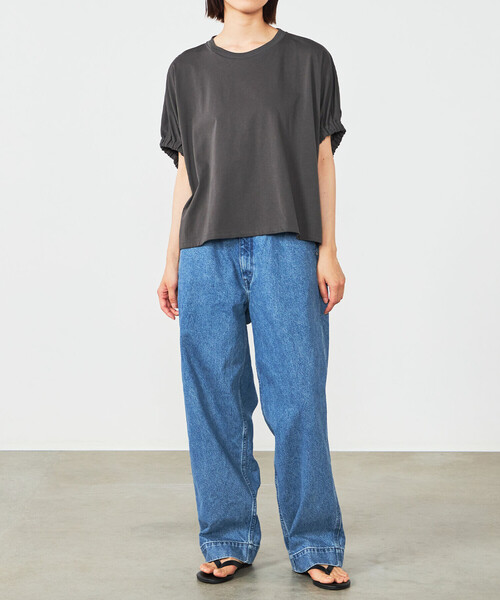HAVERSACK tシャツ | 「別注」ギャザースリーブカットソー WOMEN