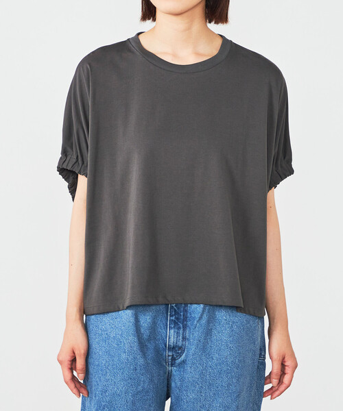 tシャツ HAVERSACK | 「別注」ギャザースリーブカットソー WOMEN レディース