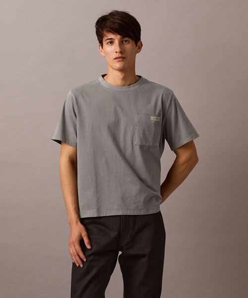 【 】◆CK ショートスリーブTシャツ◆送料無料◆ キッズ ショートスリーブポケットTシャツ 25SS ベーシック