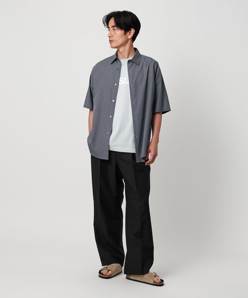 HI-LINE LT ウーステッド 1プリーツ トラウザー HI―LINE LT ウーステッド 1プリーツ トラウザー