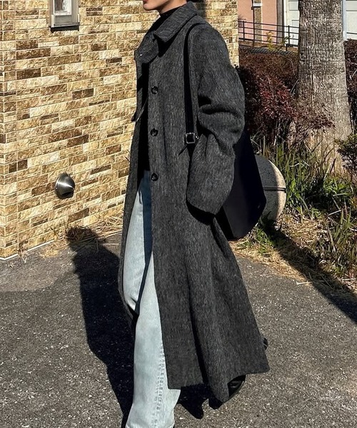 RANAN（ラナン） ステンカラーコート コート 2WAYステンカラーシャギー