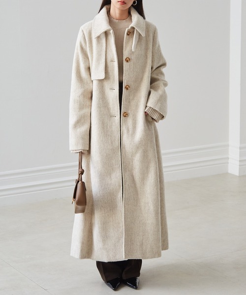 RANAN（ラナン） ステンカラーコート コート 2WAYステンカラーシャギー