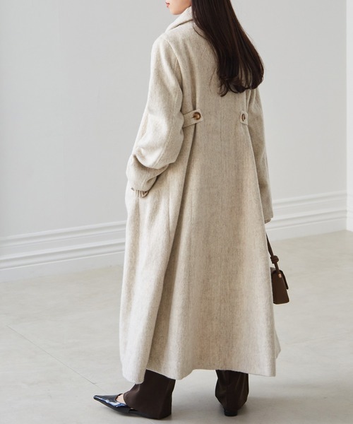 RANAN（ラナン） ステンカラーコート コート 2WAYステンカラーシャギー