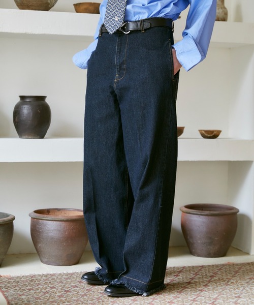 soerte 「soerte」 デニムパンツ 0 インディゴブルー メンズ
