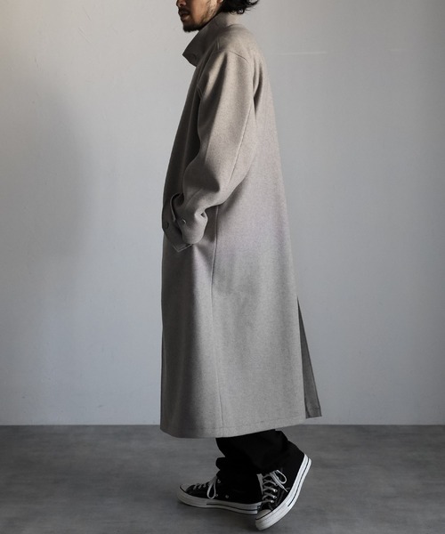 「CREARE -LINO-」 チェスターコート L グレー メンズ_画像5