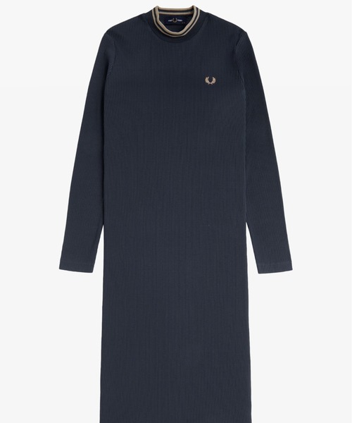 FRED PERRY（フレッドペリー） ワンピース Tipped Mock Neck Ribbed
