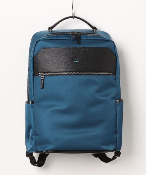 LANVIN Collection メンズリュック LANVIN COLLECTION ランバンコレクション 牛革使い リュック