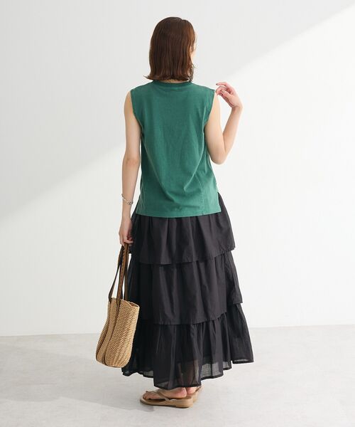 green parks トップス スカート earth 福袋5点 Green Parks（グリーンパークス） スカート インド綿 ボイル段々