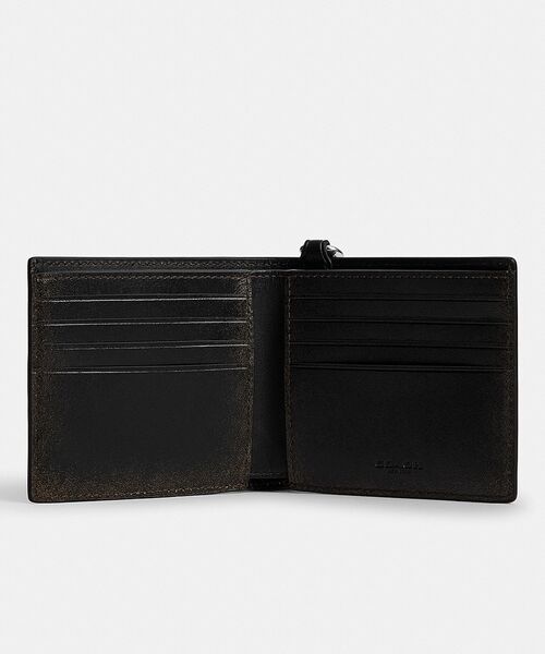 COACH 財布 ダブル ビルフォールド ウォレット・チェーン