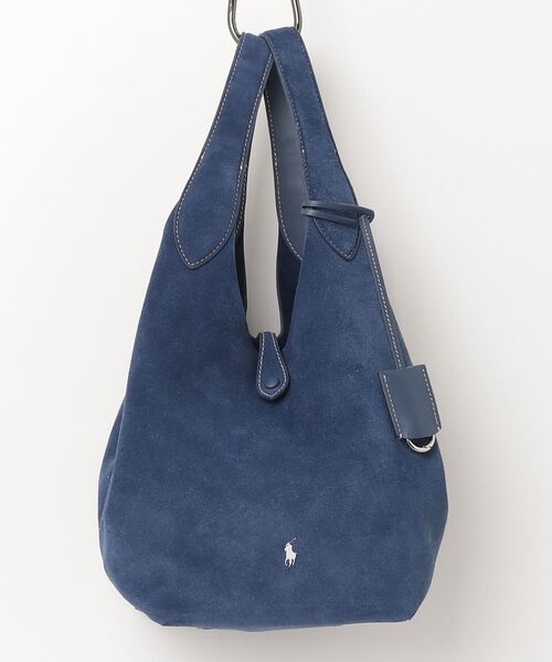POLO RALPH LAUREN トートバッグ Polo Play スエード ミディアム