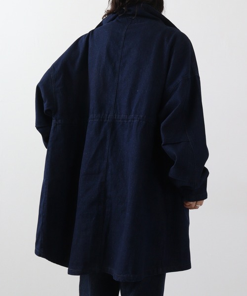 「FUNALIVE」 モッズコート L ネイビー メンズ_画像5