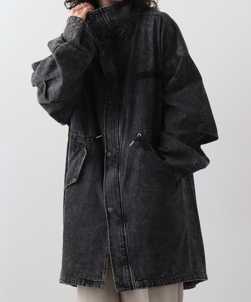 「FUNALIVE」 モッズコート L ネイビー メンズ_画像7