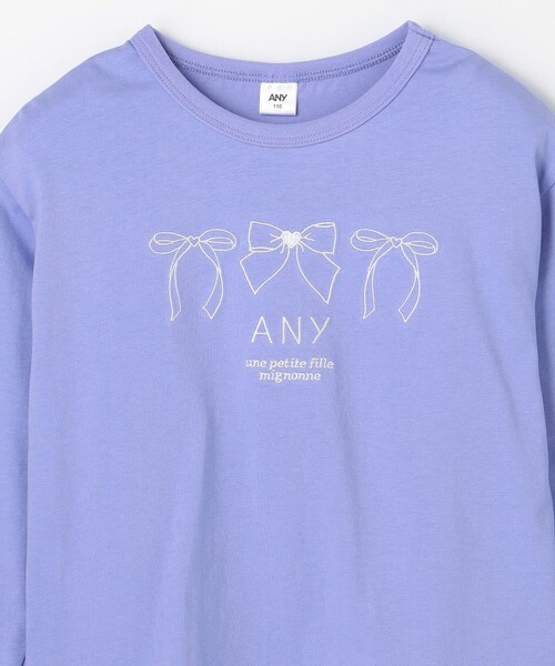 ANY（エニィ） tシャツ 「Good Price」 ANY刺繍 長袖Tシャツ キッズ