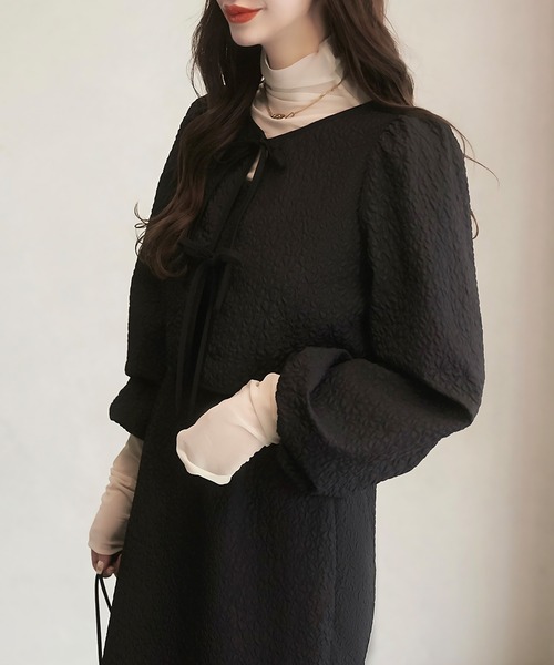 「Meiru」 長袖ブラウス LARGE ブラック レディース