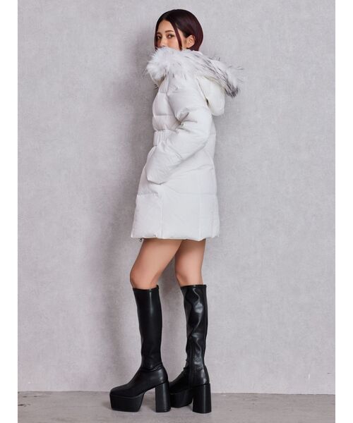 GYDA（ジェイダ） ダウンコート ダウンジャケット GDベルト付きロング