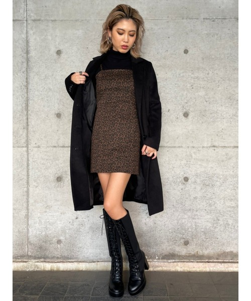 「EGOIST」 チェスターコート M ネイビー レディース_画像5