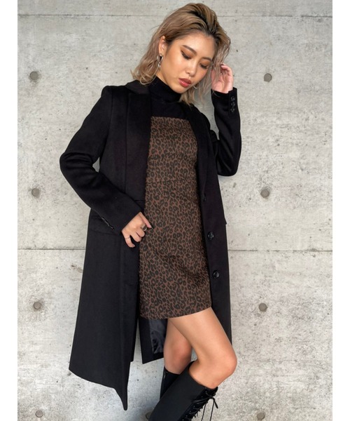 「EGOIST」 チェスターコート M ネイビー レディース_画像7