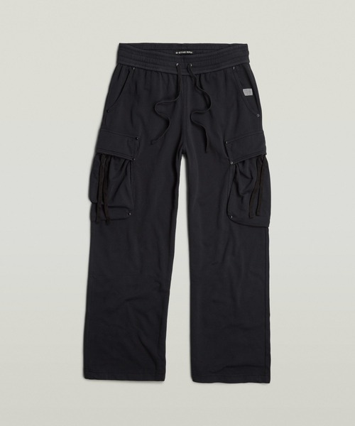 「G-STAR RAW」 カーゴパンツ SMALL ダークブラック レディース