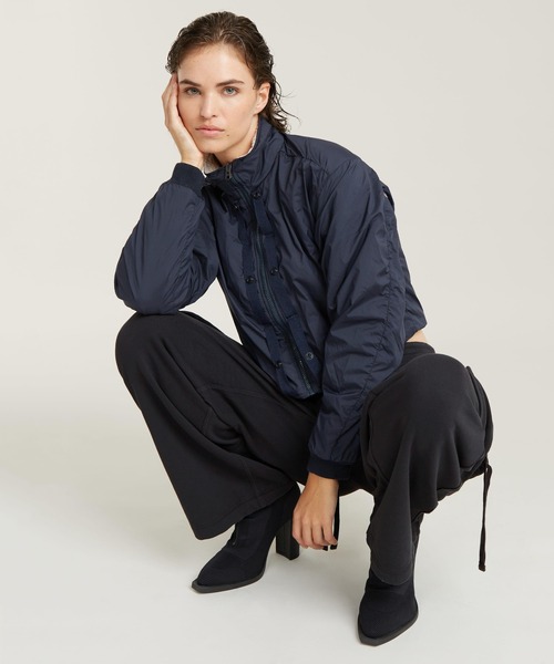 「G-STAR RAW」 カーゴパンツ SMALL ダークブラック レディース