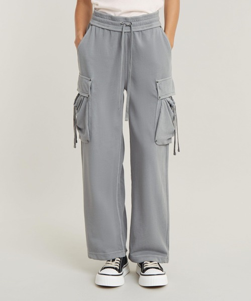 「G-STAR RAW」 カーゴパンツ SMALL ダークブラック レディース