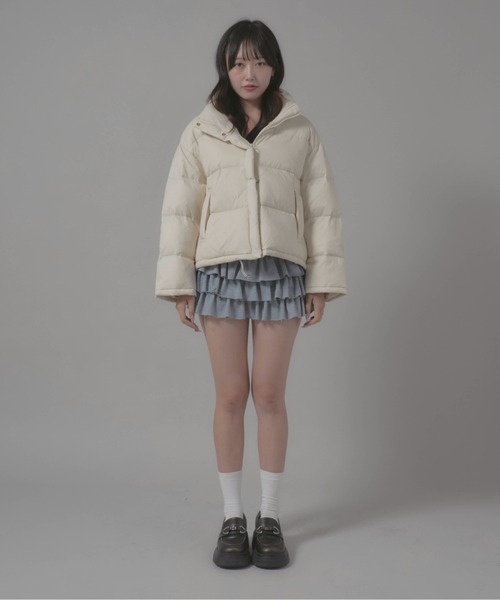 ダウンコート ダウンジャケット Stand Collar Jacket/スタンドネックダウンジャケット レディース