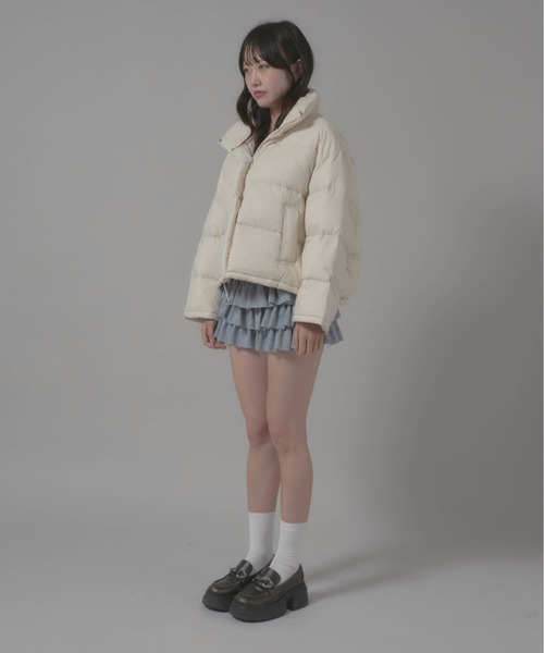 ダウンコート ダウンジャケット Stand Collar Jacket/スタンドネックダウンジャケット レディース
