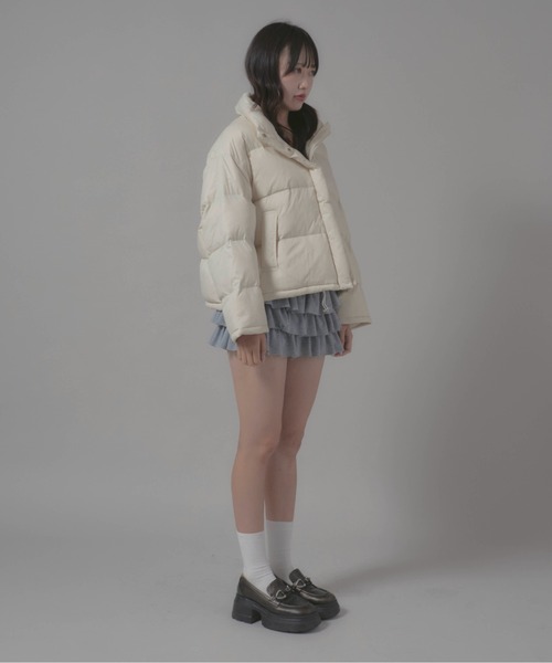 ダウンコート ダウンジャケット Stand Collar Jacket/スタンドネックダウンジャケット レディース