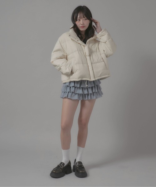 ダウンコート ダウンジャケット Stand Collar Jacket/スタンドネックダウンジャケット レディース