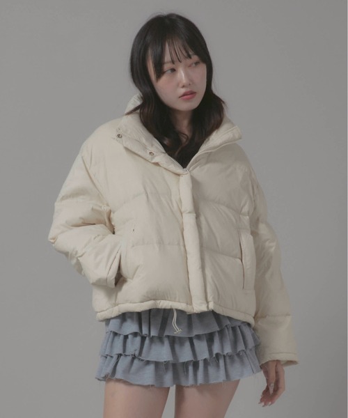 ダウンコート ダウンジャケット Stand Collar Jacket/スタンドネックダウンジャケット レディース