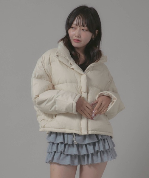 ダウンコート ダウンジャケット Stand Collar Jacket/スタンドネックダウンジャケット レディース