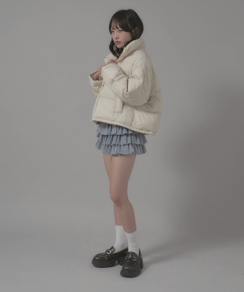 ダウンコート ダウンジャケット Stand Collar Jacket/スタンドネックダウンジャケット レディース