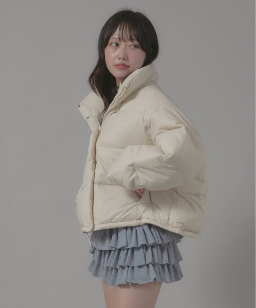 ダウンコート ダウンジャケット Stand Collar Jacket/スタンドネックダウンジャケット レディース