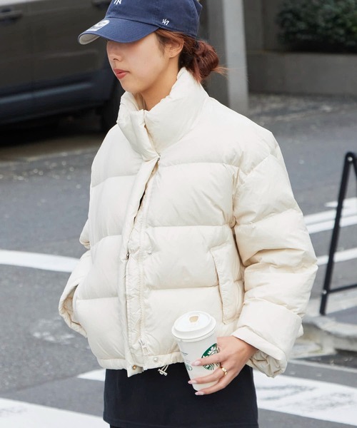 ダウンコート ダウンジャケット Stand Collar Jacket/スタンドネックダウンジャケット レディース