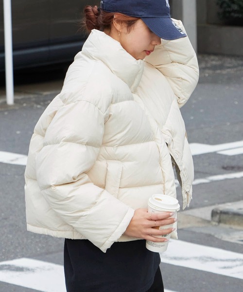 ダウンコート ダウンジャケット Stand Collar Jacket/スタンドネックダウンジャケット レディース