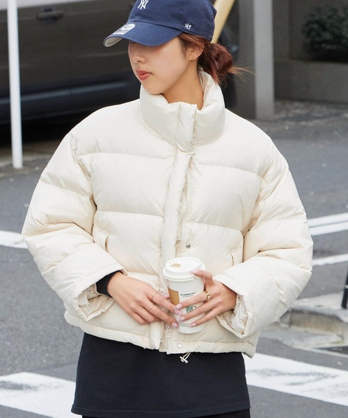 ダウンコート ダウンジャケット Stand Collar Jacket/スタンドネックダウンジャケット レディース
