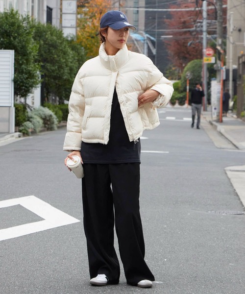 ダウンコート ダウンジャケット Stand Collar Jacket/スタンドネックダウンジャケット レディース