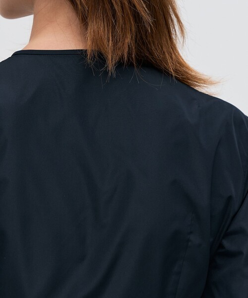 BACCA（バッカ） ブラウス シャツ ポリエステルタフタ ギャザード