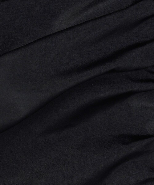 BACCA（バッカ） ブラウス シャツ ポリエステルタフタ ギャザード