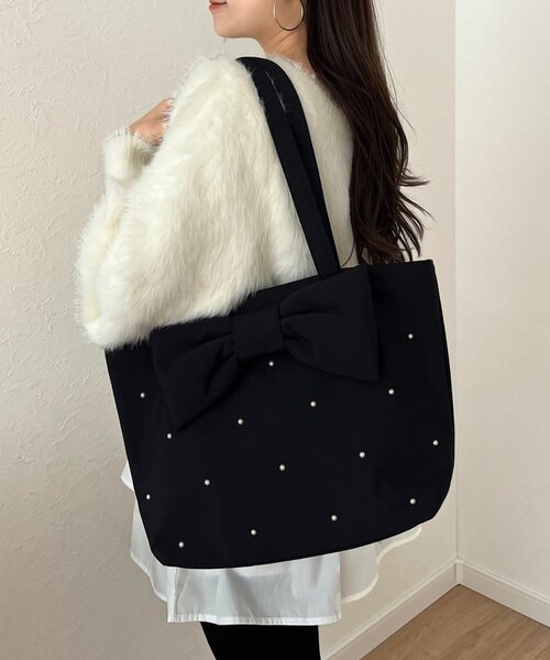 prose verse（プロズヴェール） トートバッグ ビッグリボントート