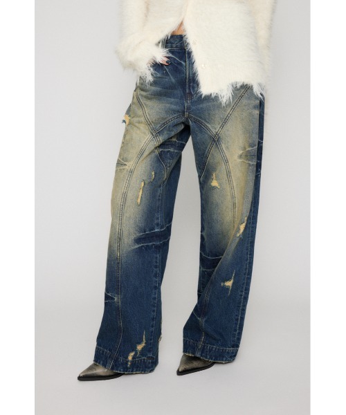 LAGUA GEM（ラグアジェム） ジーンズ デニム デニムパンツ FINE CRASH